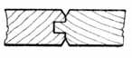 Fig. 99.—Matchboarding     Vee'd     Both Sides.