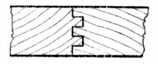 Fig. 100.—Double-tongued     Matchboarding.