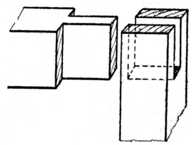 Fig. 169.—The Open-slot     Mortise Joint.