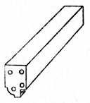 Fig. 200.—Method     of Dowelling     Thick Timber.