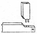 Fig. 206.—Dowelling     for Moulded Frame.