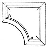 Fig. 322.—     Curved Mitre.