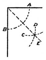 Fig. 323.—     Halving the Angle.