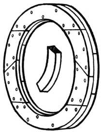 Fig. 335.—Circular Frame     in Two Thicknesses.
