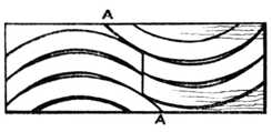 Fig. 337.—Board Marked for     Circular Jointing.