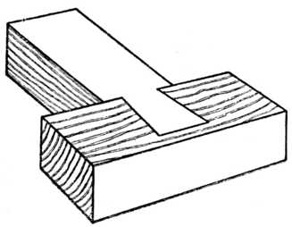 Fig. 401.—Blind Dovetail Puzzle Joint (see page 199).