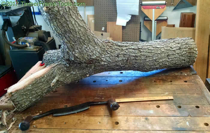 Timber Frame Tools Natural Oak End Table