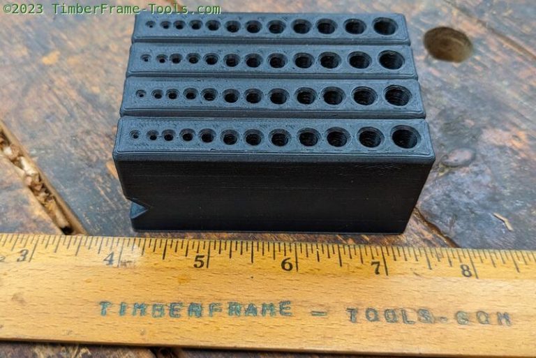 Timber Frame Tools » Multiset drill index with guide