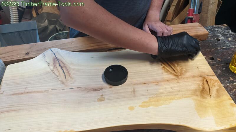 finishing wood with tung oil