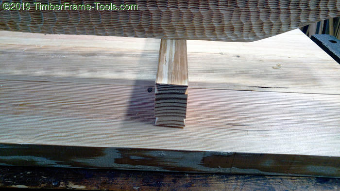view of the two sliding dovetails
