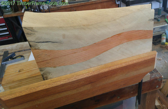 oak coffee table slab leg