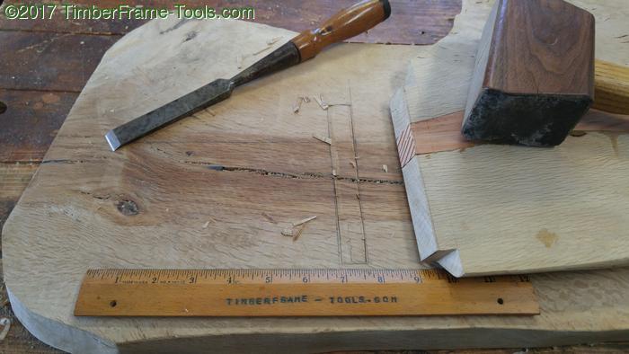 chisel a mortise by hand