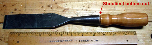 custom chisel handle
