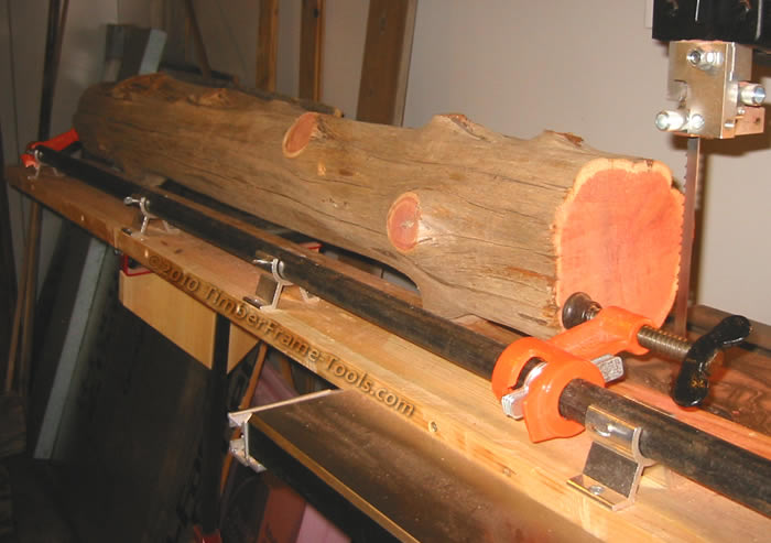 Bandsaw mill sled