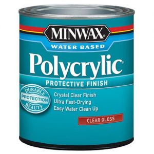 polycrylic water based polyurethane over latex paint